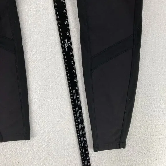 Athleta Highline Hybrid Summiter Pants Women's 2 Black Stretch Fabric Skinny Leg - Picture 10 of 13